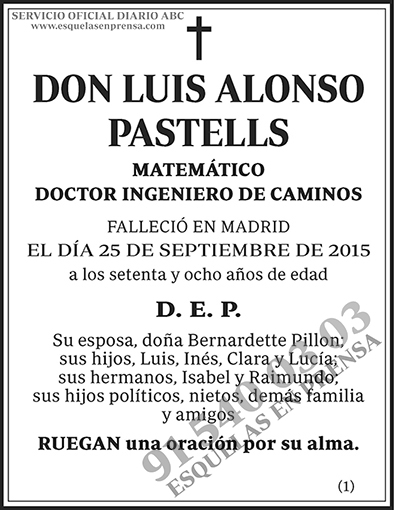 Luis Alonso Pastells
